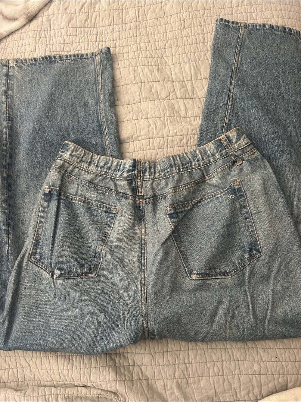 rag & bone Light Blue Miramar jeans size large - Picture 4 of 6